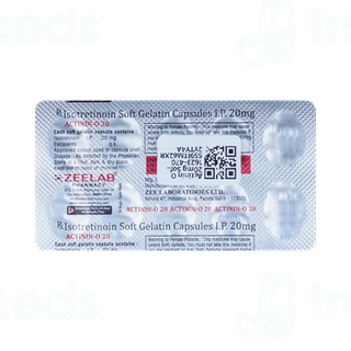 Actinin O 20 Mg Soft Gelatin Capsule 10