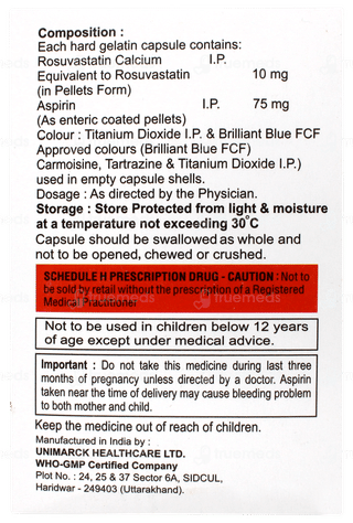 Athrovas Asp 10/75mg Capsule 10
