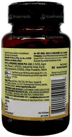 Organic India Brahmi Capsule 60