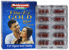 Baidyanath Vita Ex Gold Plus Capsule 10