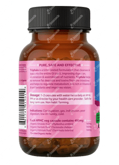 Oraganic India Triphala Veg Capsule 60 Oraganic India Triphala Veg Capsule 60