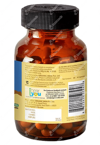 Organic India Turmeric Formula Capsule 60