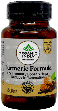 Organic India Turmeric Formula Veg Capsule 60