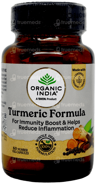 Organic India Turmeric Formula Veg Capsule 60