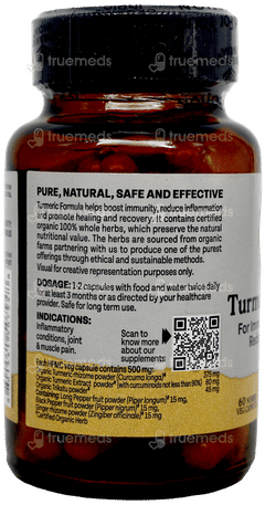 Organic India Turmeric Formula Veg Capsule 60