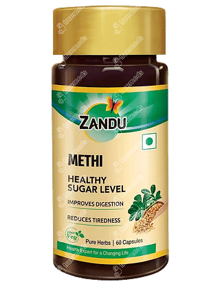 Zandu Methi Ayurvedic Veg Capsule 60