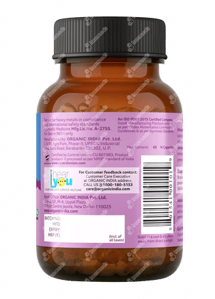 Organic India Ashwagandha Capsule 60 - Uses, Side Effects, Dosage ...