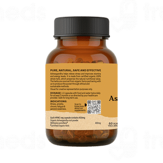 Organic India Ashwagandha Capsule 60