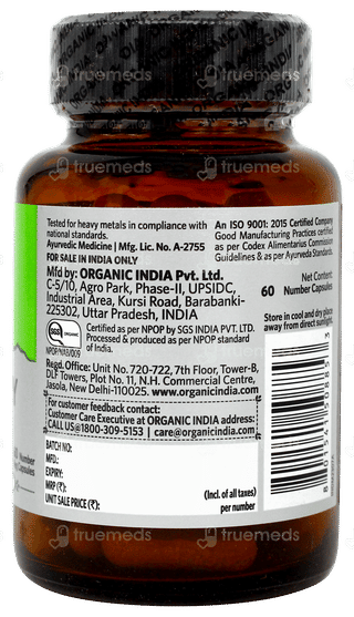Organic India Liver Kidney Care Capsule 60