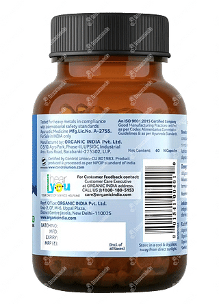 Organic India Bowelcare Capsule 60