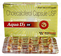 Aqua D3 2k Soft Gelatin Capsule 10