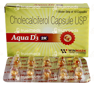 Aqua D3 2k Soft Gelatin Capsule 10