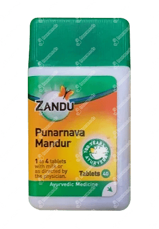 Zandu Punarnava Mandur Tablet 40