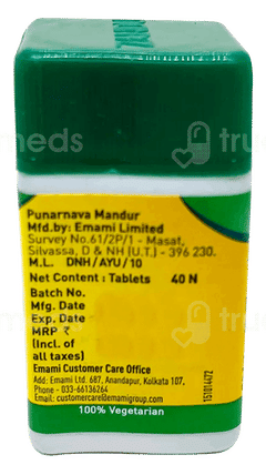 Zandu Punarnava Mandur Tablet 40