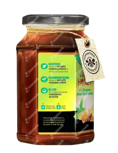 Zandu Pure Honey With Cinnamon Green Tea & Lemon 500gm