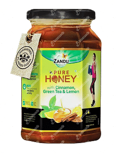 Zandu Pure Honey Cinnamon Green Tea & Lemon 500 GM