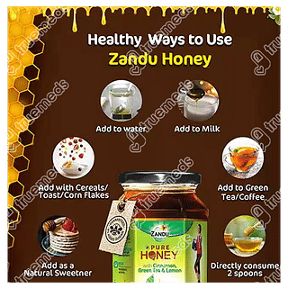 Zandu Pure Honey Cinnamon Green Tea & Lemon 250 GM