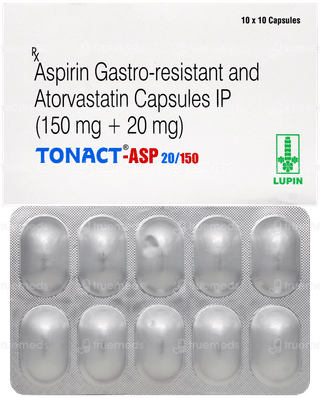 Tonact Asp 20/150 Capsule 10