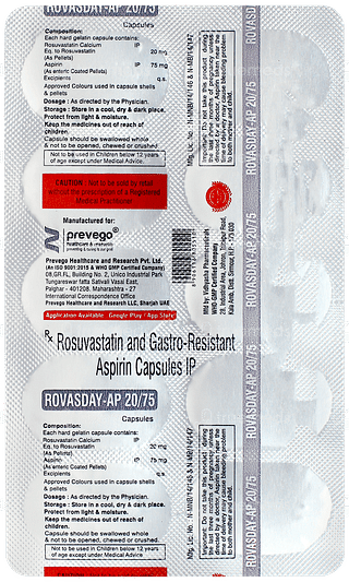 Rovasday Ap 20/75 Capsule 10