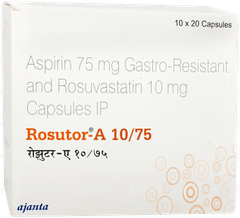 Rosutor A 10/75 Capsule 20
