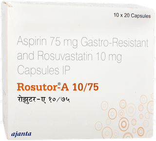 Rosutor A 10/75 Capsule 20
