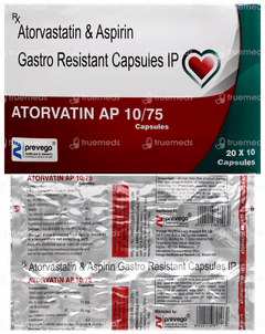Atorvatin Ap 10/75 Capsule 10 Atorvatin Ap 10/75 Capsule 10