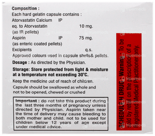 Atorvatin Ap 10/75 Capsule 10