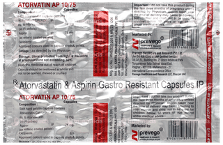Atorvatin Ap 10/75 Capsule 10
