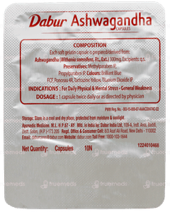 Dabur Ashwagandha Capsule 10 Dabur Ashwagandha Capsule 10