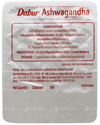 Dabur Ashwagandha Capsule 10