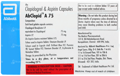 Abclopid A 75 Capsule 10