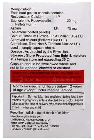 Athrovas Asp 20/75Mg Capsule 10