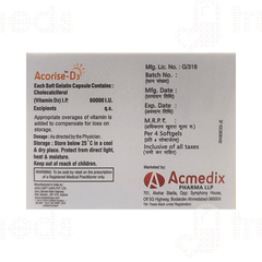 Acorise D3 Soft Gelatin Capsule 4