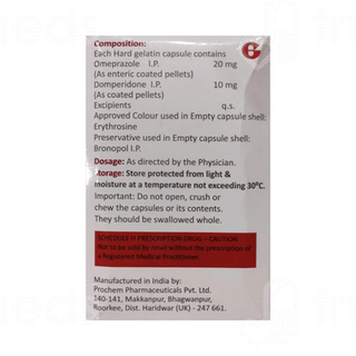 Miliom D 20/10 MG Capsule 15