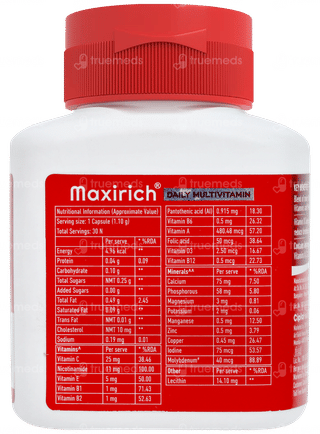 Maxirich Daily Multivitamin Capsule 30