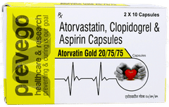 Atorvatin Gold 20/75/75 Capsule 10 Atorvatin Gold 20/75/75 Capsule 10