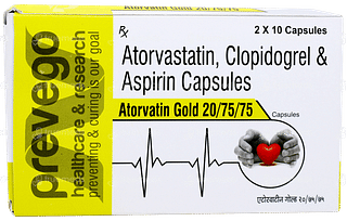 Atorvatin Gold 20/75/75 Capsule 10