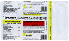 Atorvatin Gold 20/75/75 Capsule 10 Atorvatin Gold 20/75/75 Capsule 10