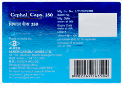 Cephal Caps 250 Capsule 10 Cephal Caps 250 Capsule 10