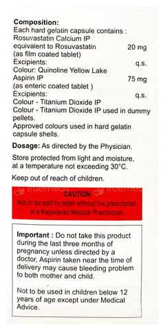 Rosutor A 20/75 Capsule 20 Rosutor A 20/75 Capsule 20