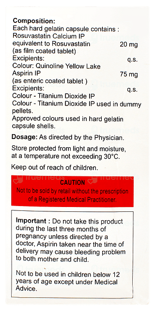 Rosutor A 20/75 Capsule 20