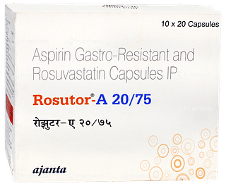 Rosutor A 20/75 Capsule 20