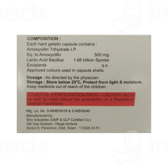 Amphy 500 Mg/1.66 B Capsule 10
