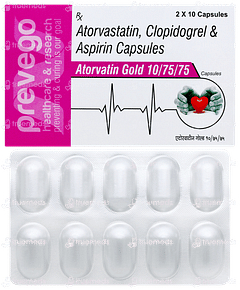 Atorvatin Gold 10/75/75 Capsule 10