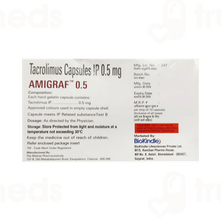 Amigraf 0.5 Capsule 10