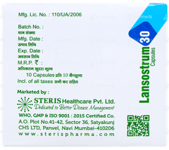 Lansostrum 30 Capsule 10