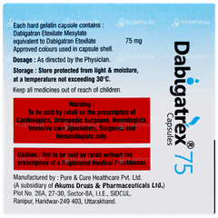 Dabigatrex 75 Capsule 10