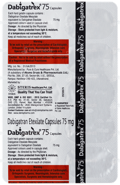 Dabigatrex 75 Capsule 10
