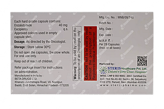 Enzulamide 40mg Capsule 28