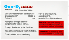 Gen D3 Nano Chewable Tablet 8